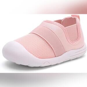 NIB (No Lid) Peggy Piggy Baby Infant Sneakers Non-Slip Shoes, Sz 15 (9-12 Mos)